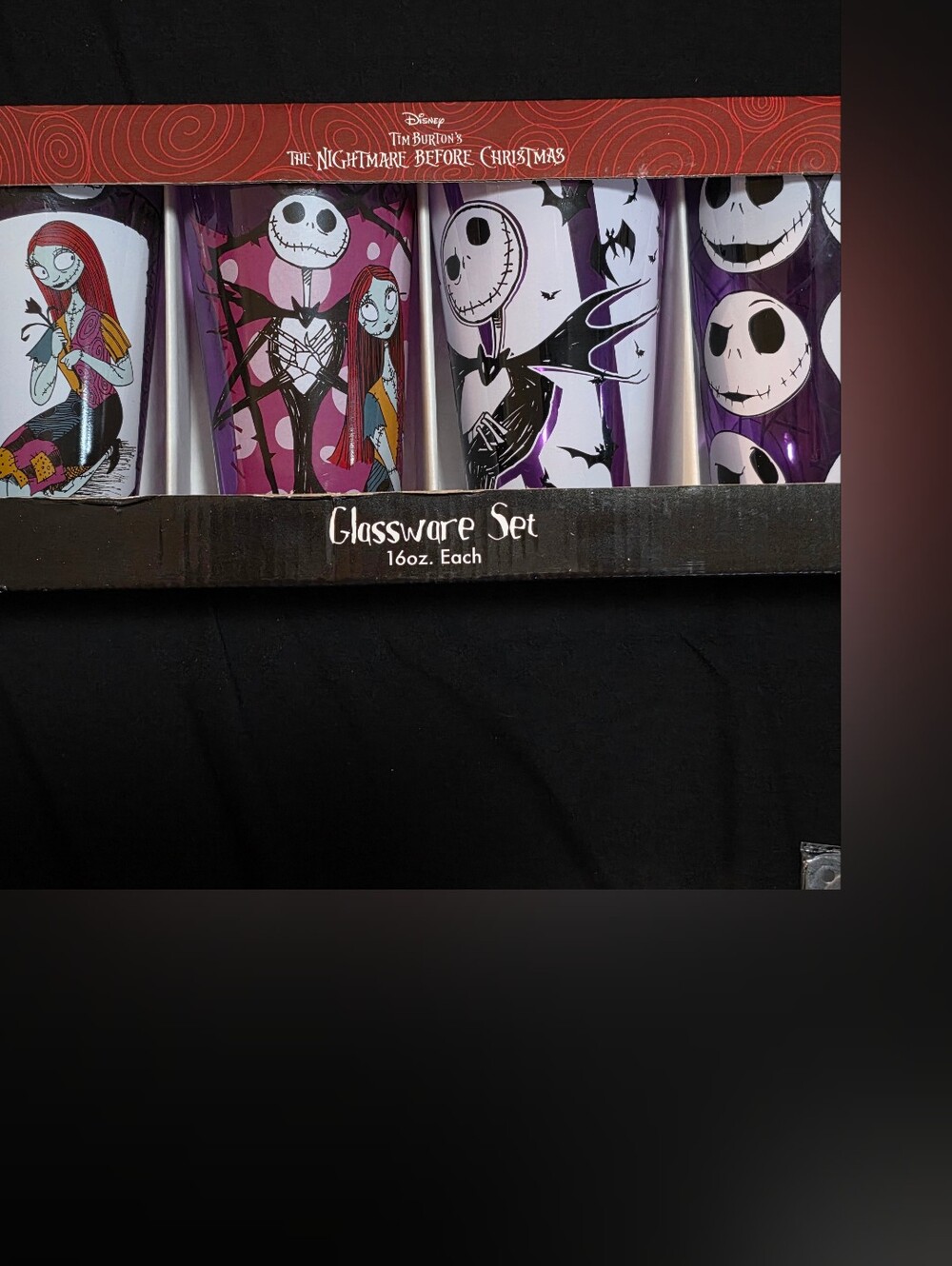 The Nightmare Before Christmas Glassware Set